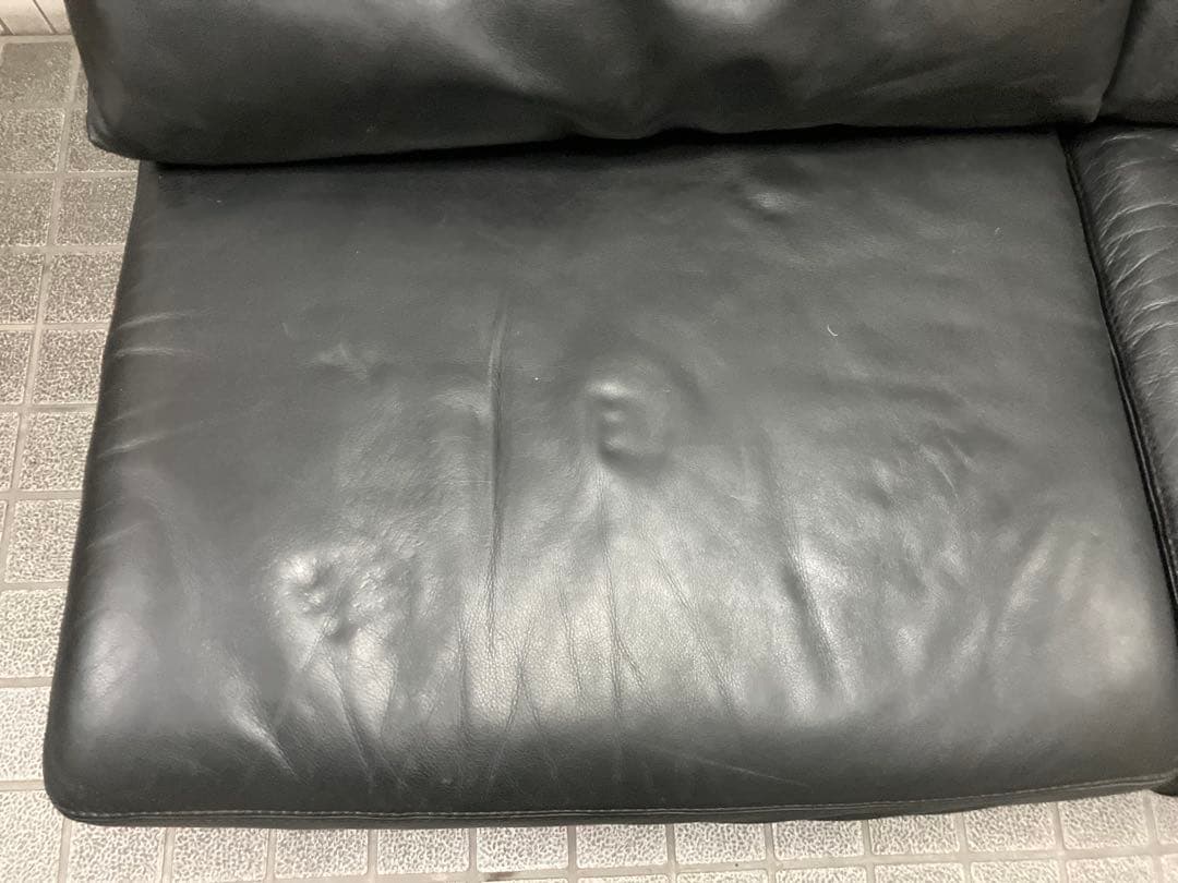 INCANTO DIVANIインカントIDC大塚家具 総革ユニット2人掛けソファ