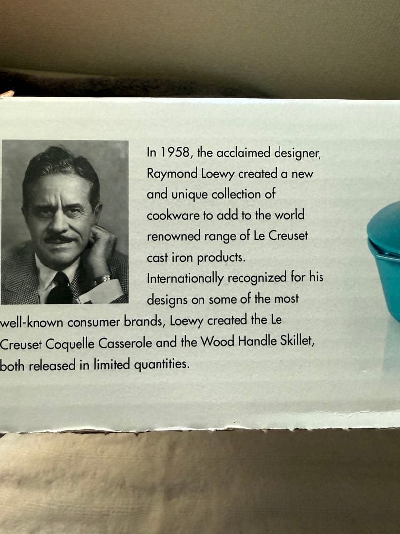 レア LE CREUSET ターコイズ レイモンドローウィ