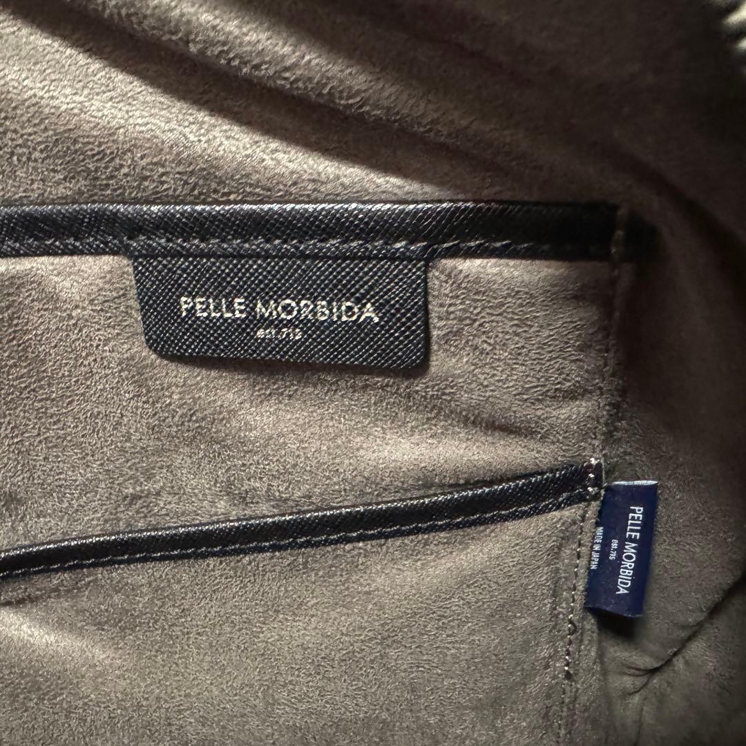 【PELLE MORBIDA】 2WAY Capitanoビジネスバッグ 黒