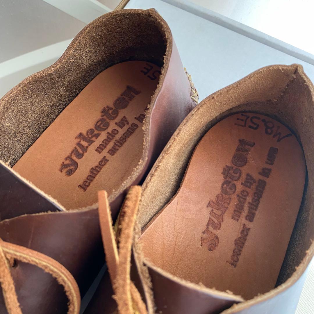 【YUKETEN】ユケテン 2ピースオックス モカシンシューズ クロムエクセル