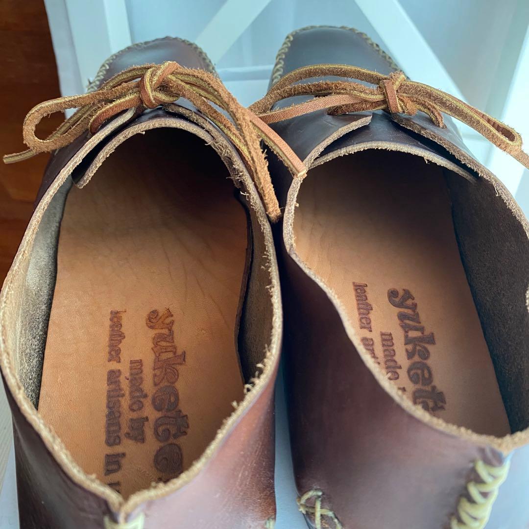 【YUKETEN】ユケテン 2ピースオックス モカシンシューズ クロムエクセル