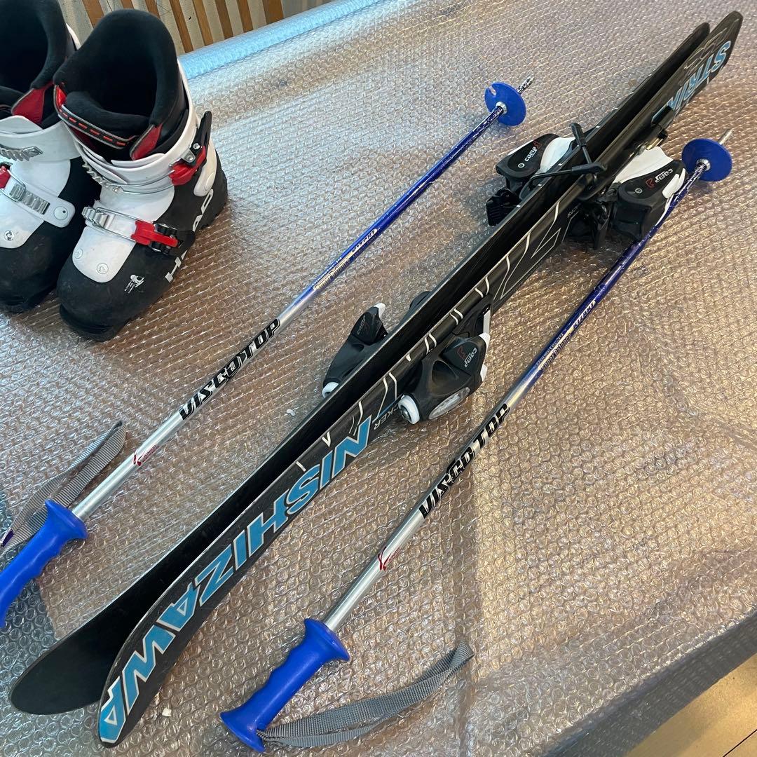 ジュニア　スキー ストック付　100cm head 20-20.5cm