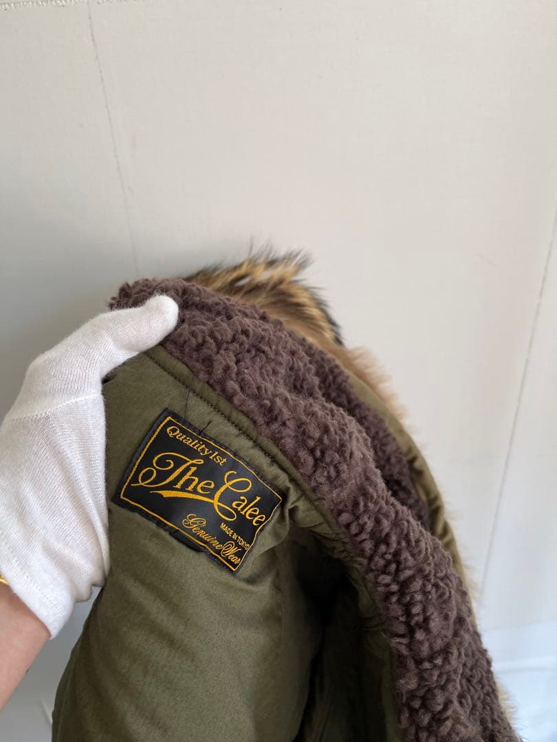 CALEE キャリー HEAVY BACK SATIN N-3B JACKET