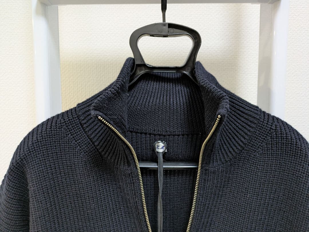 Ets.MATERIAUX ドライバーズニット ネイビー サイズ3