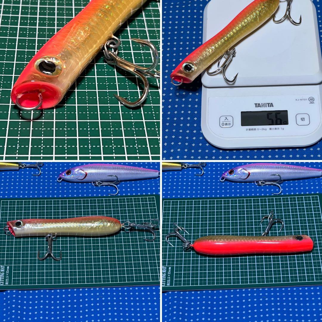 ハードルアーセット ／ポッパー／多色 ／海釣り用