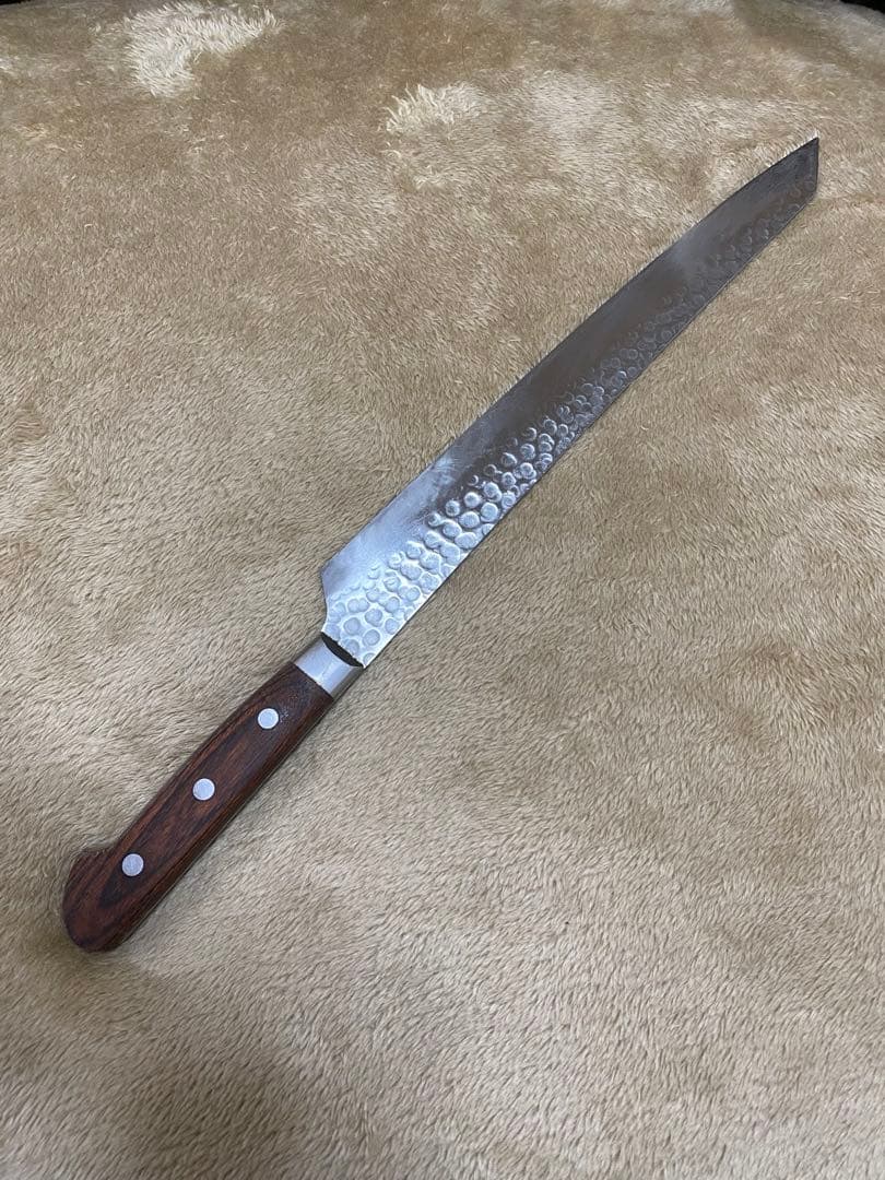 堺 孝行 AUS10 45層ダマスカス ペティーナイフ 300mm