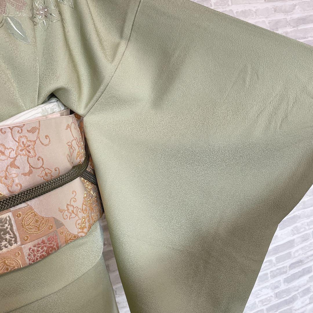 訪問着　フルセット　汕頭刺繍　宝相華　入学式　卒業式　着物　I6