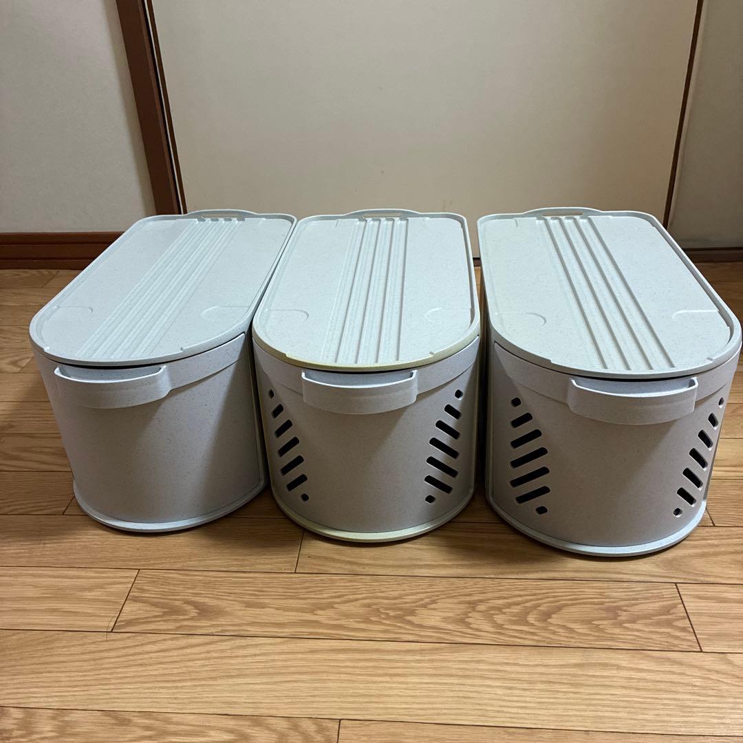 ★タッパーウェア❗️ ディリーストッカー&引き出しスリット2個の３段セット❗️