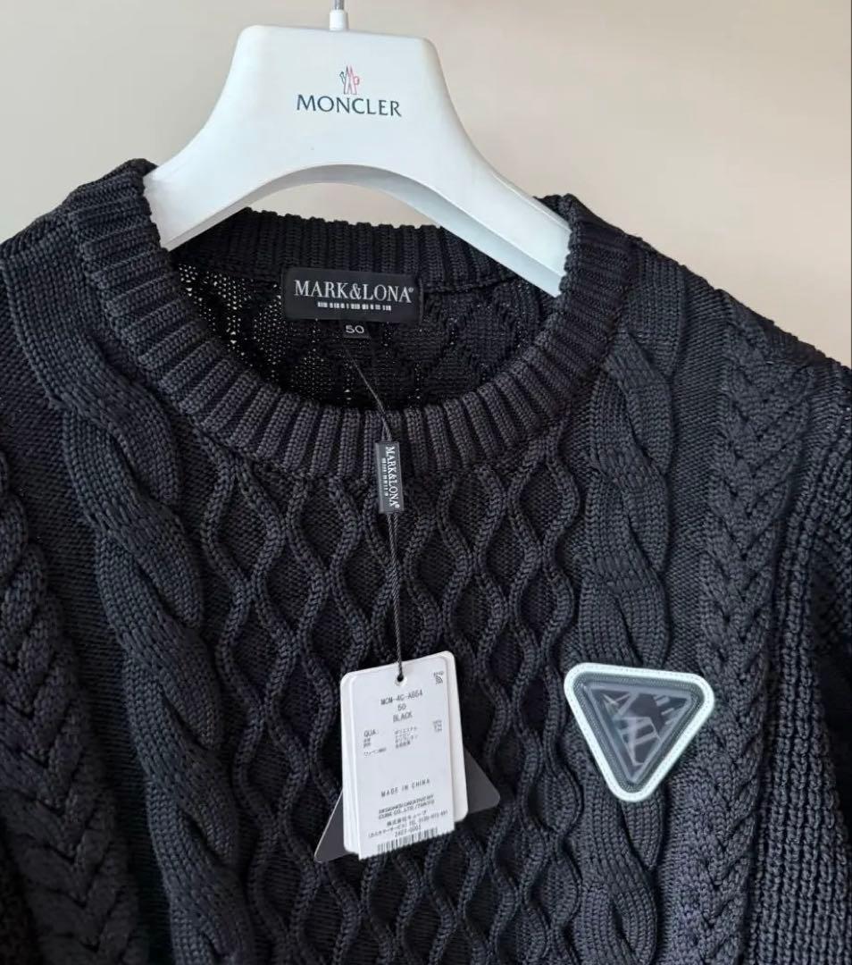新品 ★ MARK&LONA ニット セーター マーク&ロナ 正規品 ブルゾン