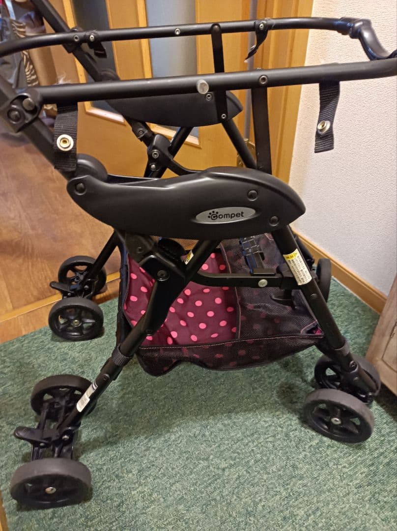 Compet コムペットミリミリ ルビードット 軽量分離型ペットカート
