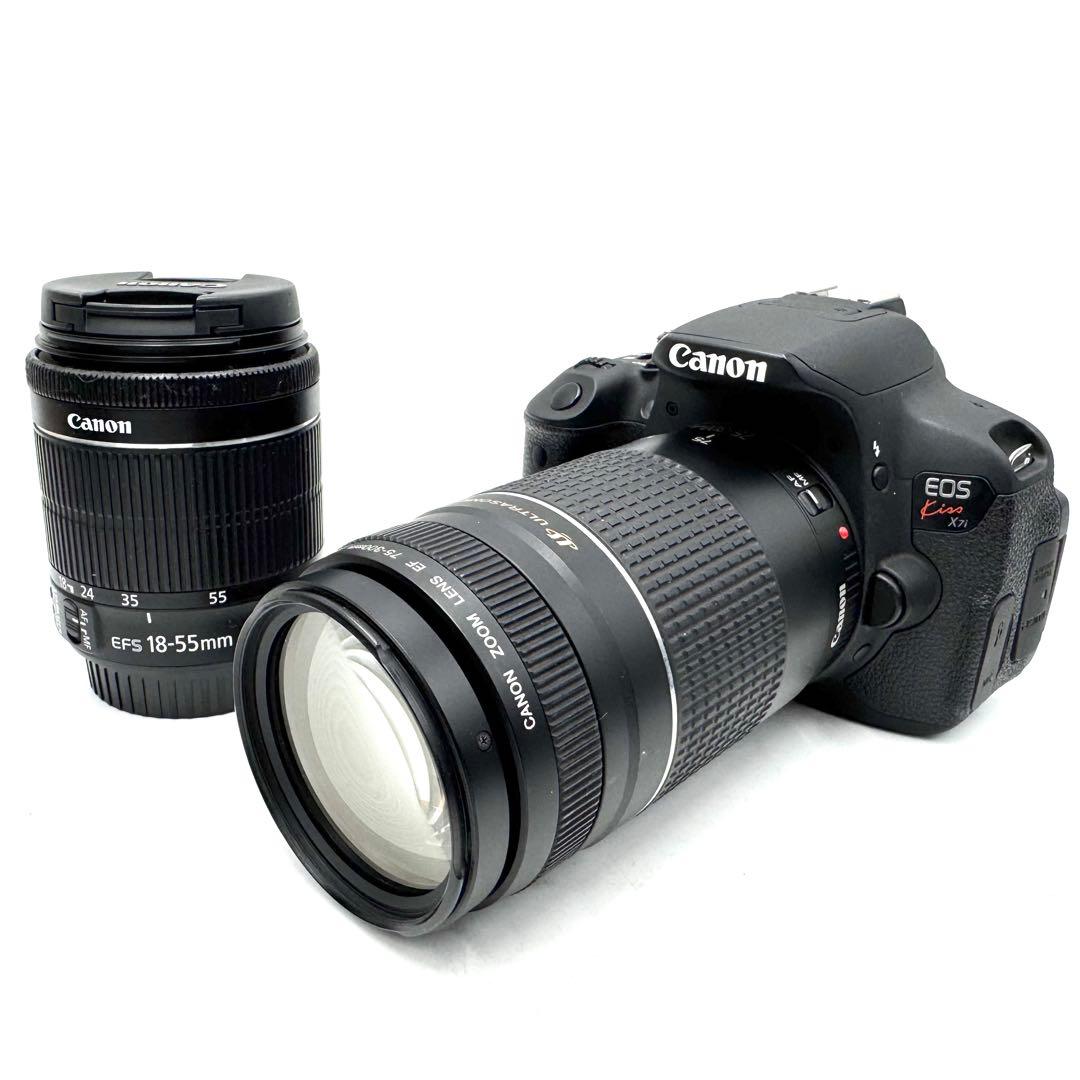 ❁初心者オススメ❁Canon eos kiss X7i ダブルズームレンズセット