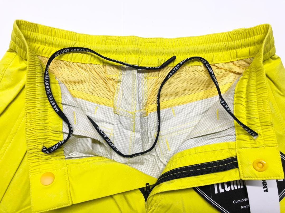 ○★新品未使用　マスターバニーエディション　ナイロンレインパンツ　0　イエロー