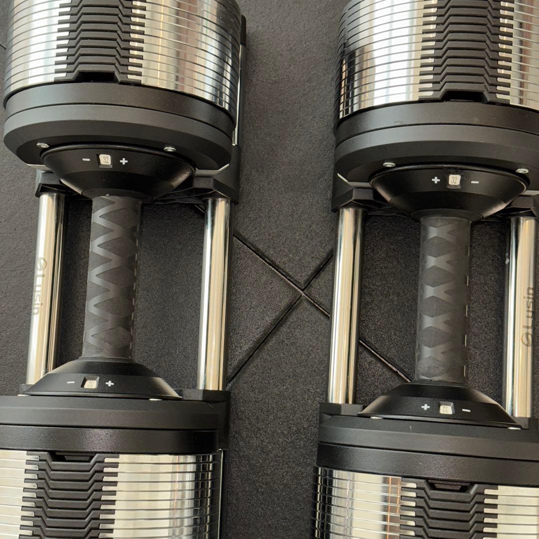 【送料込】ライシン ヘリックスミラー 32kg 1kg刻み 可変式ダンベル ②