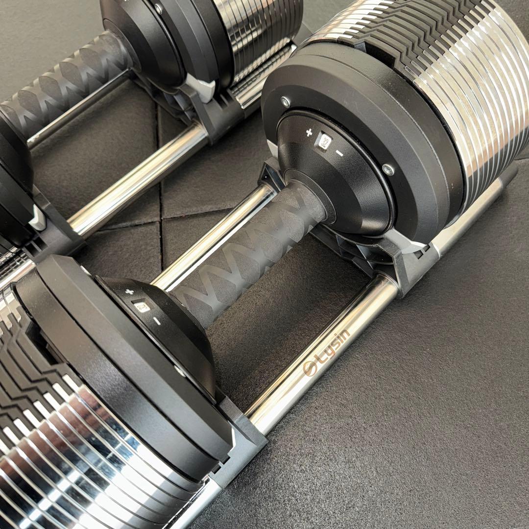 【送料込】ライシン ヘリックスミラー 32kg 1kg刻み 可変式ダンベル ②