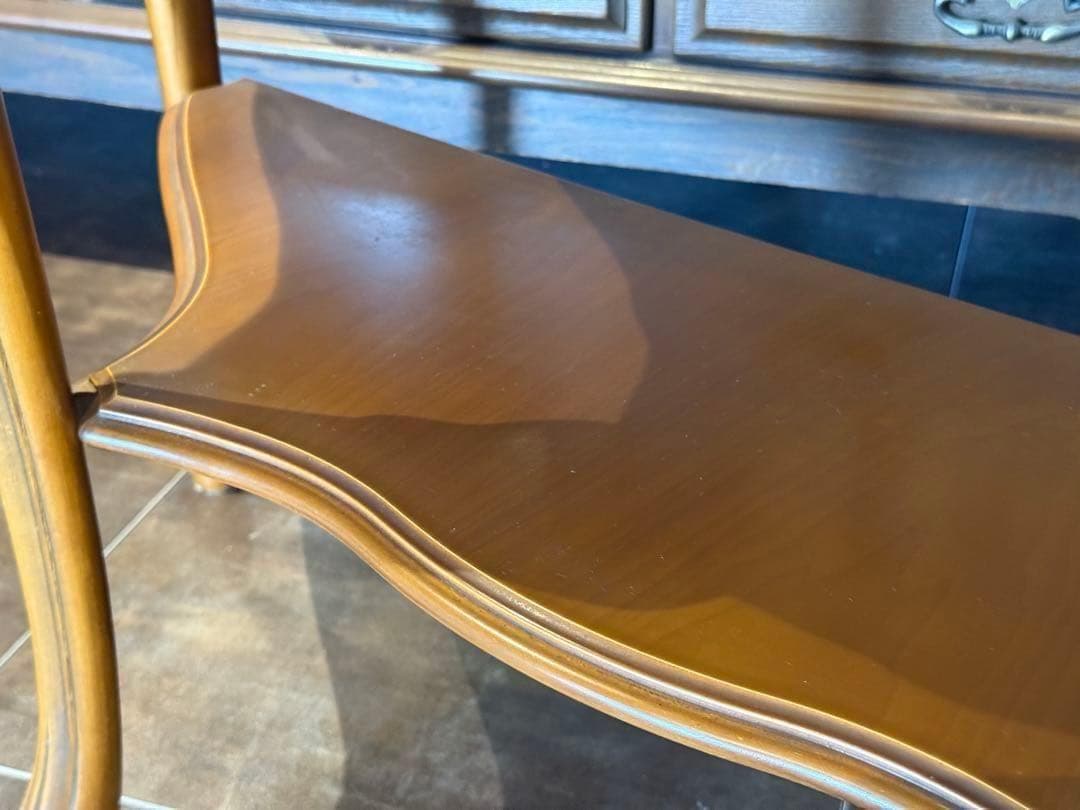 大理石　コンソール　ワイドテーブル　猫脚　クラシック　木彫　ヨーロピアン　nG