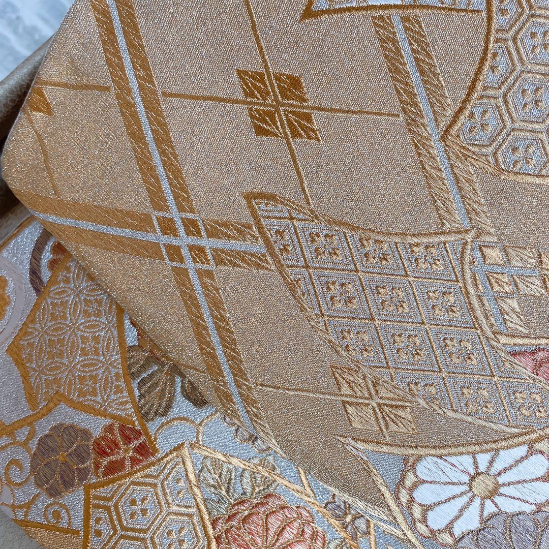 15％OFF SALE中❗️訪問着　フルセット　エ霞　鹿の子絞り　地紋　H5