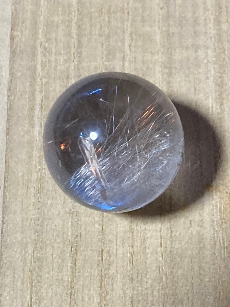 (Neco)希少価値の高いプラチナルチル貫入水晶