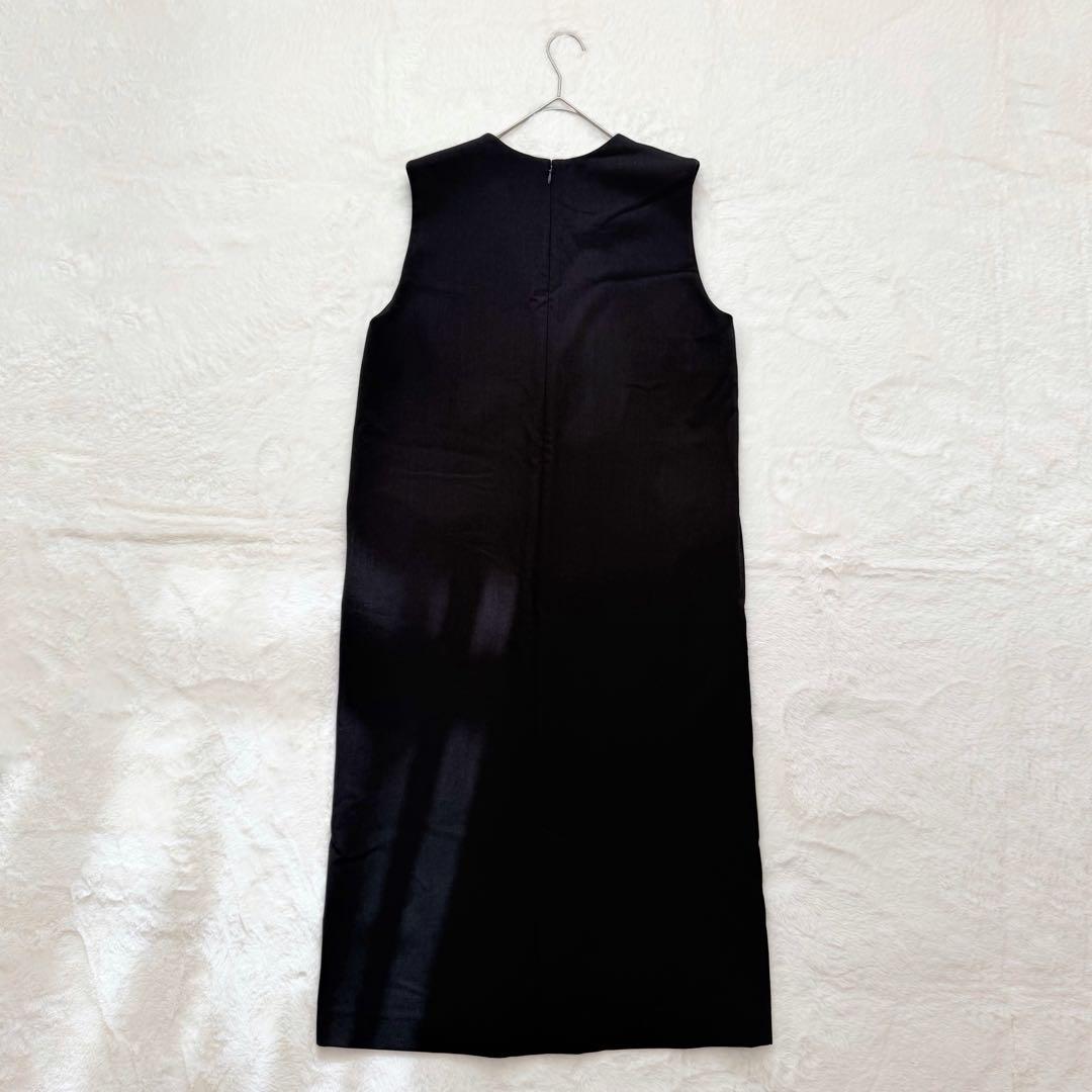 未使用級✨ソージュ　ウールライクジャンパースカート　ブラック　M 現行品