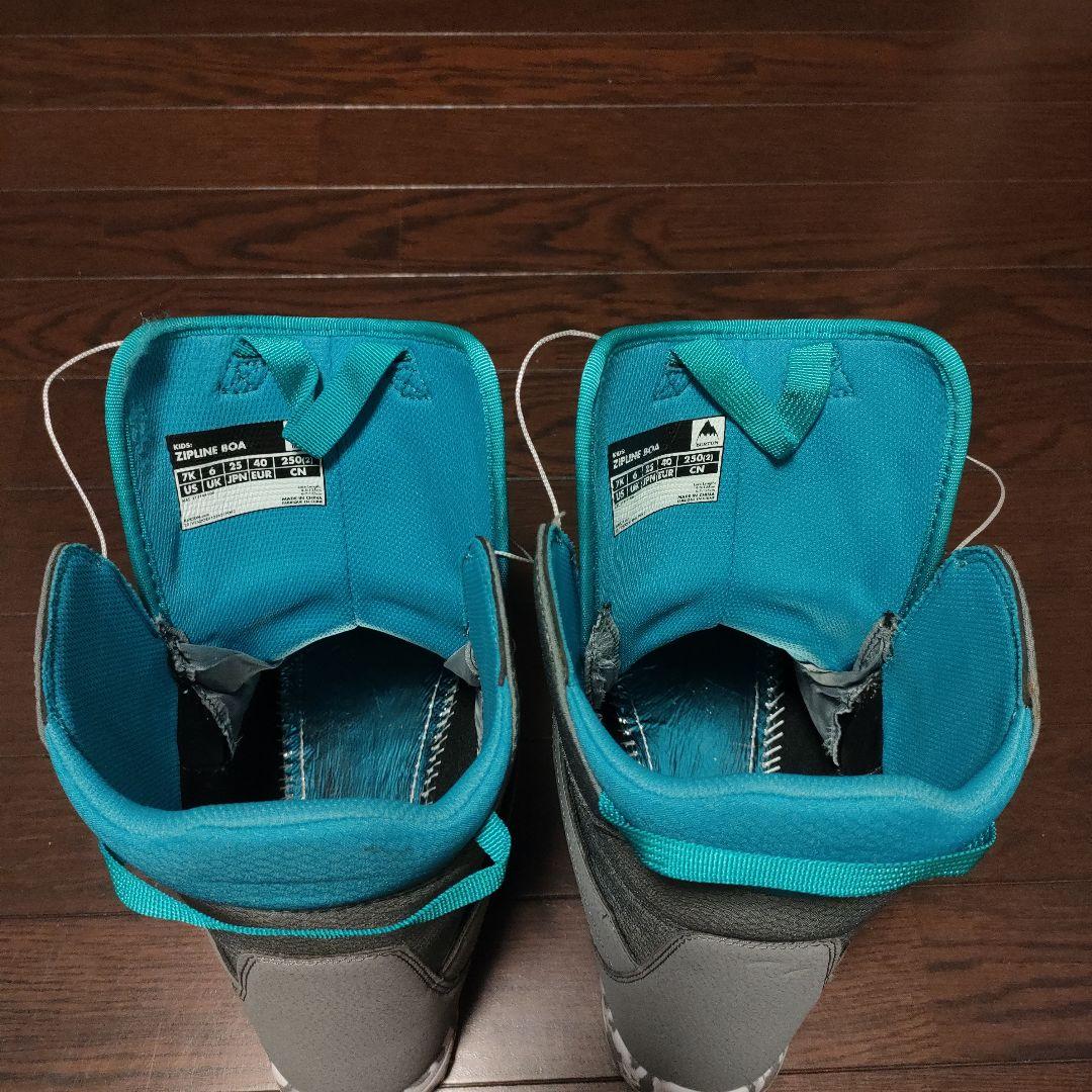 BURTON ZIPLINE 25cm 子ども用スノーボードブーツ
