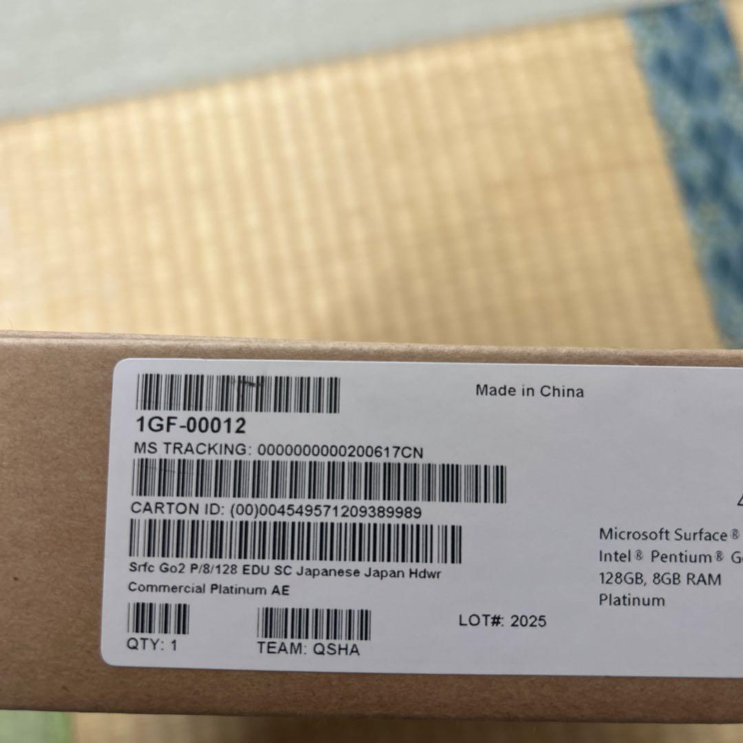 【最終値下げ済み】【箱あり】Microsoft Surface Go 2