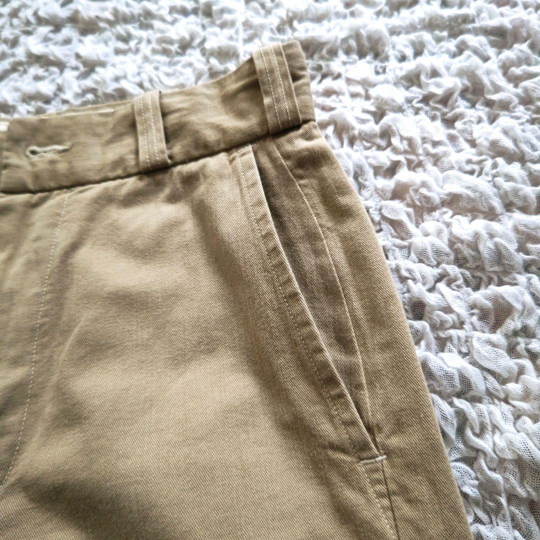 45R おこめチノのシャルロット　ワイドパンツ　ベージュ　サイズ1