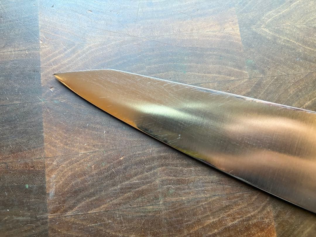 堺一文字光秀　ガラスキ　180mm 包丁　全鋼　骨スキ　洋出刃　洋包丁　釣り