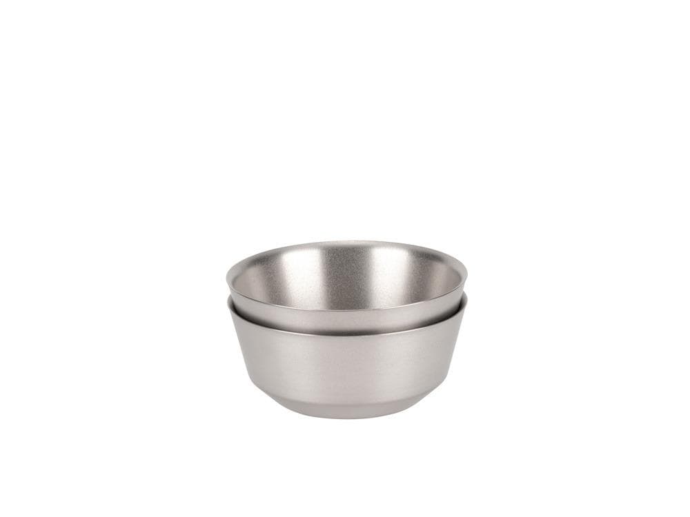 （新品）保温可能なチタン製どんぶり　 600 Bowl 2個セット　一生物