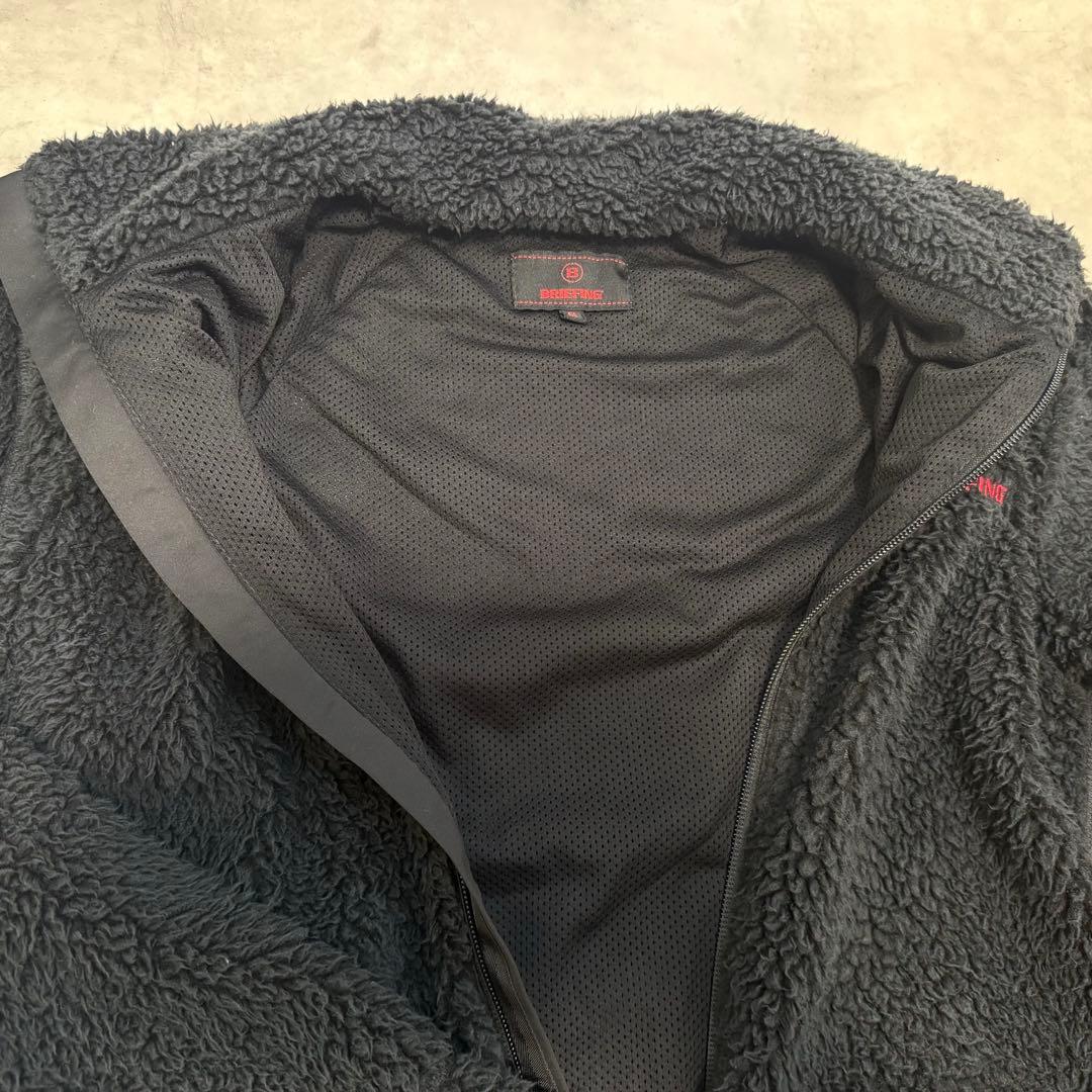 BRIEFING GOLF フリースジャケット ブラック Mサイズ