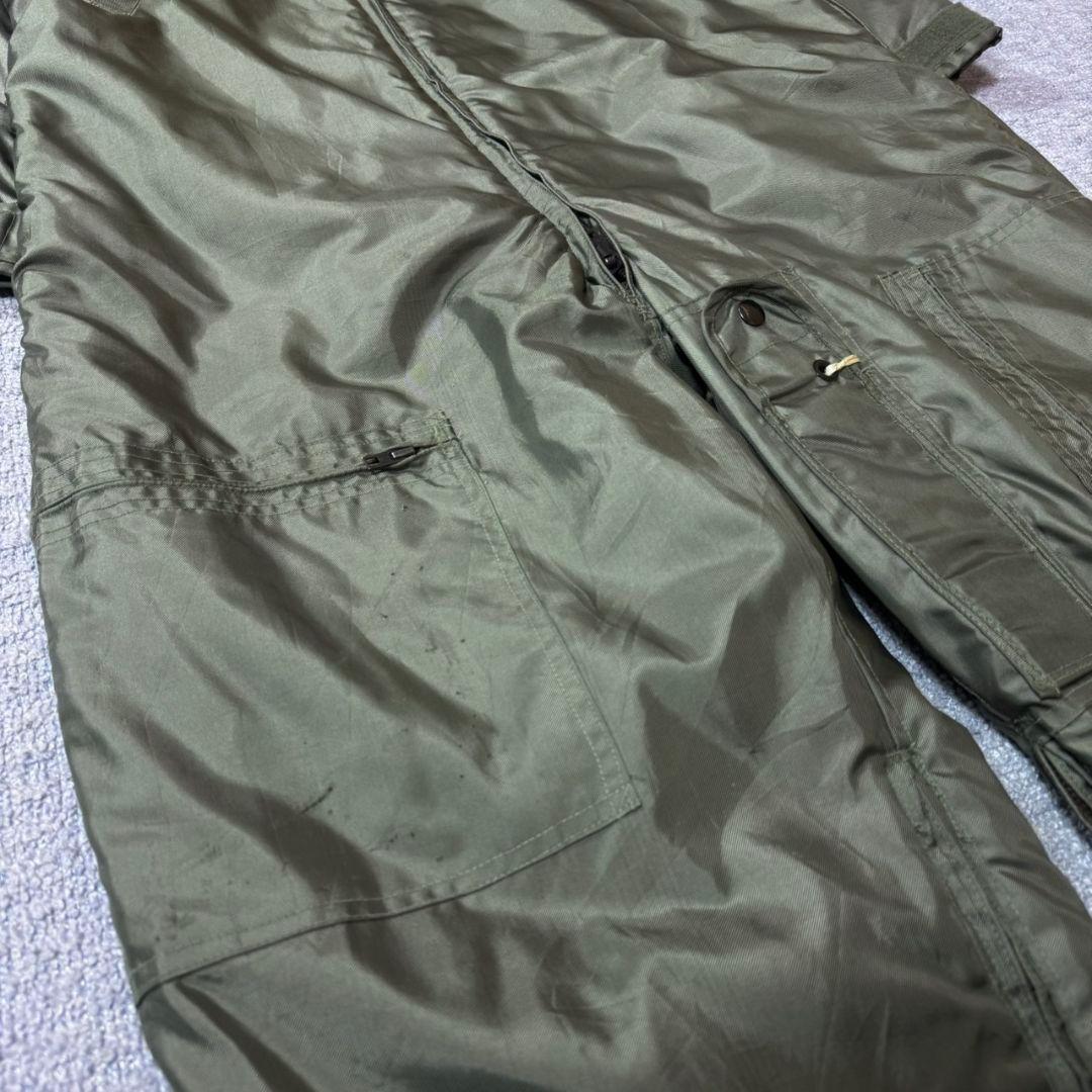 米軍 実物 80s CWU-64/P フライトカバーオール 44R 中綿 つなぎ