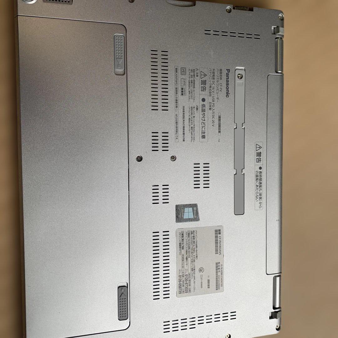 Windowsノート本体 Panasonic CF-FV1 16GB256GB Corei5-1145G7