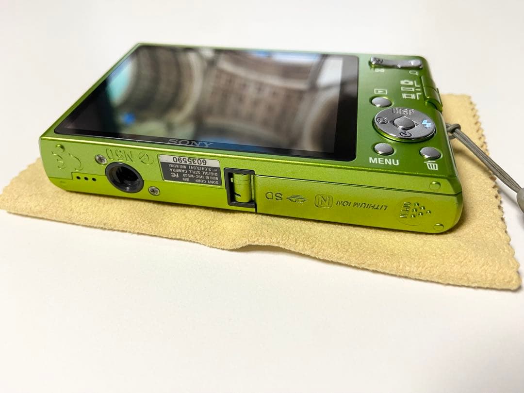 美品SONY Cyber-shot DSC-W550グリーン