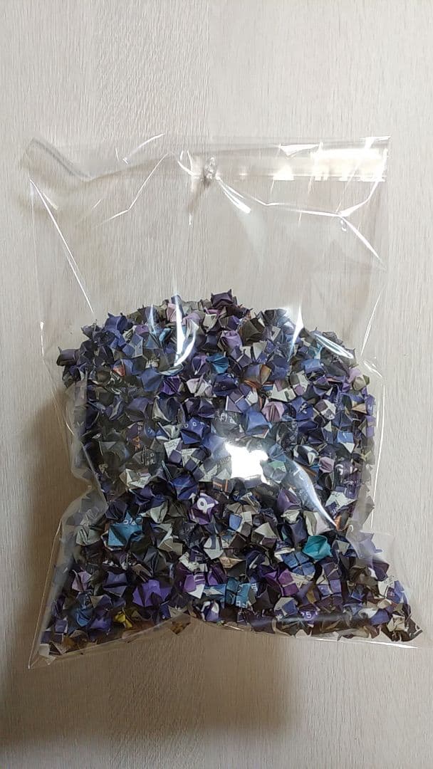 千羽鶴 (パープル）