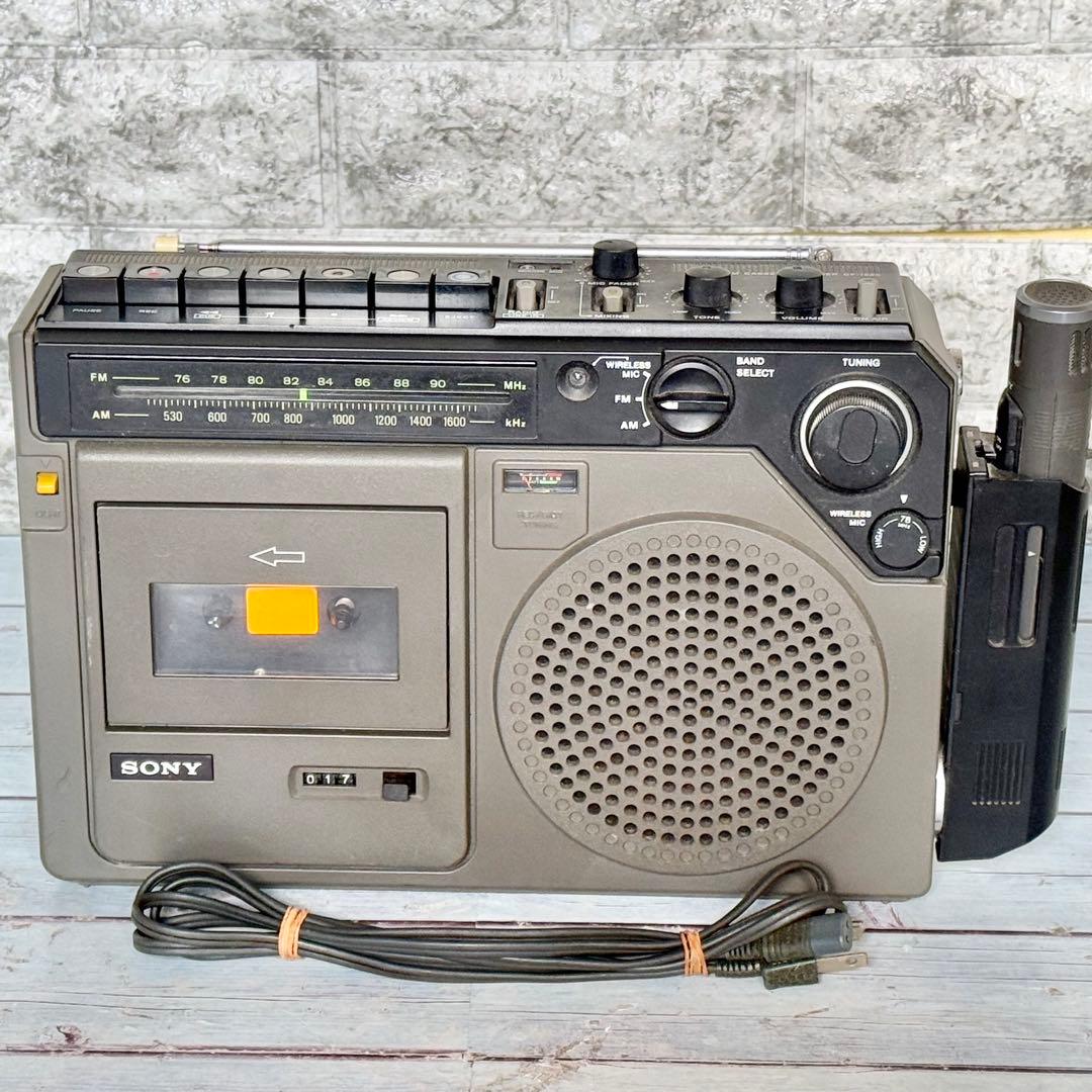 SONY FMマイク搭載ラジカセ CF-1880