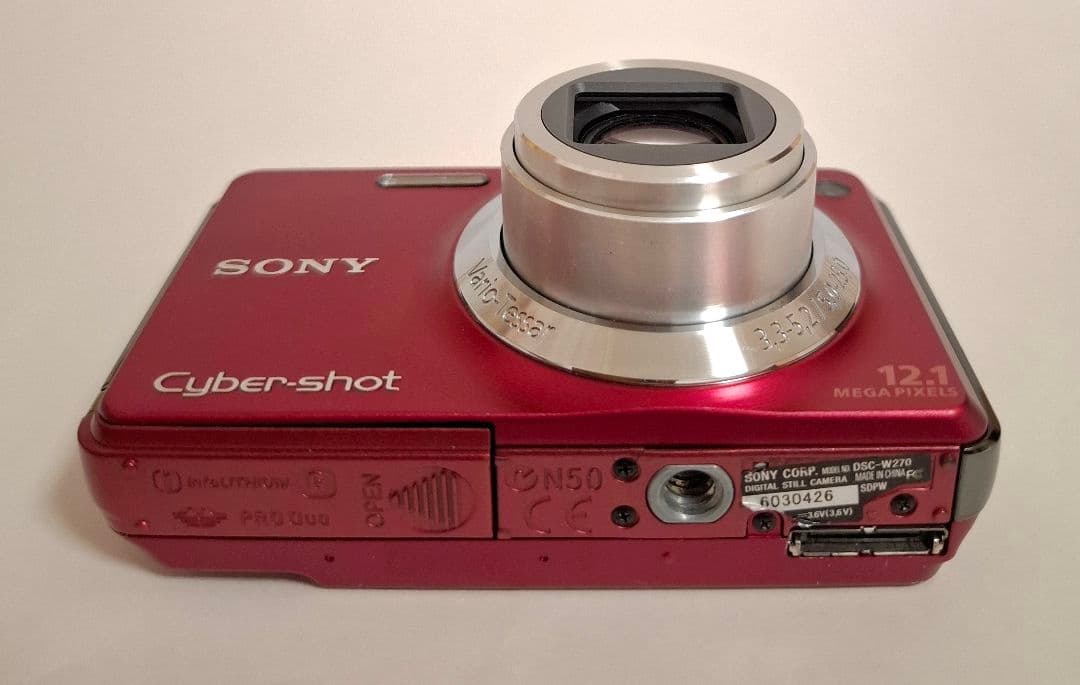 [美品]ソニー SONY Cyber-Shot DSC-W270 デジタルカメラ