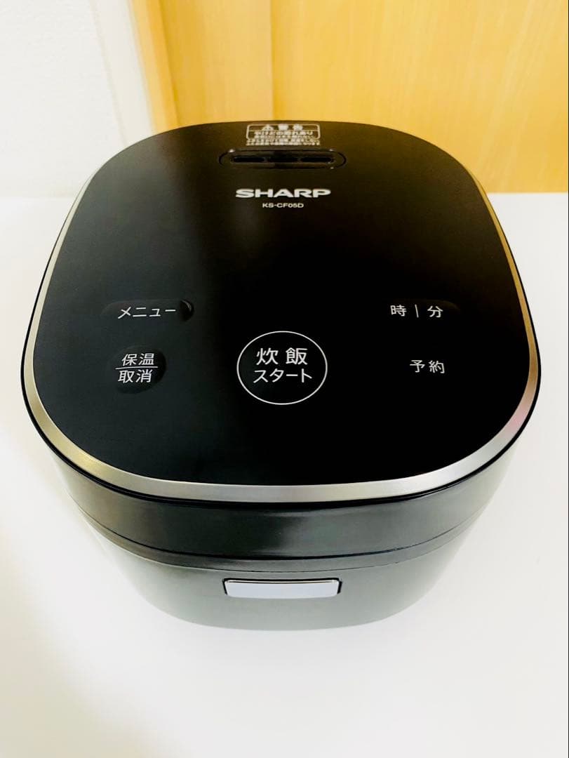 極美品 2024年製 SHARP シャープ KS-CF05D-B炊飯器 3合炊き
