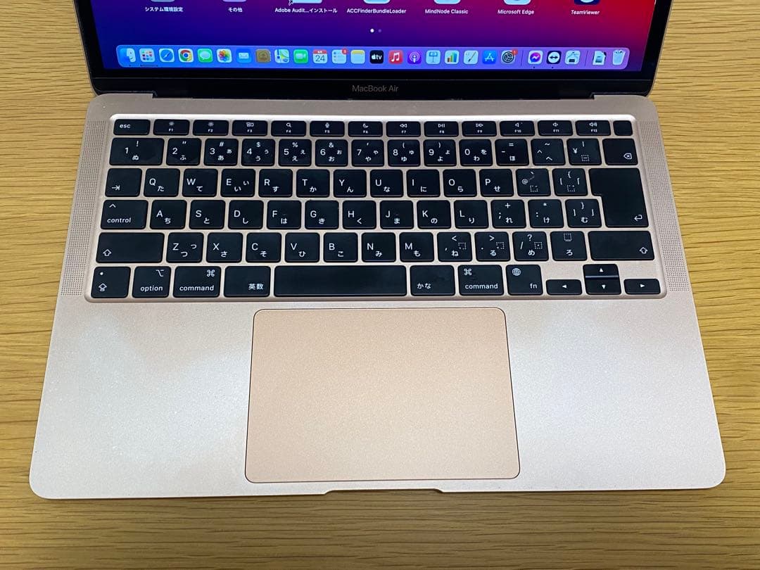 MacBookAirM1ゴールド メモリ/8GB/SSD512GB/付属品有り