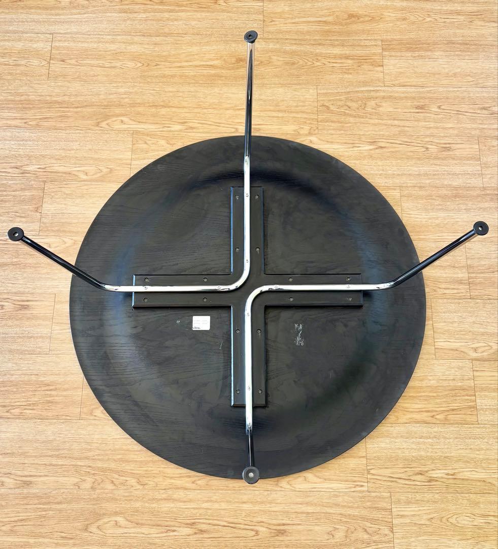 【名作】イームズ プライウッドコーヒーテーブル メタルベース CTM エボニー