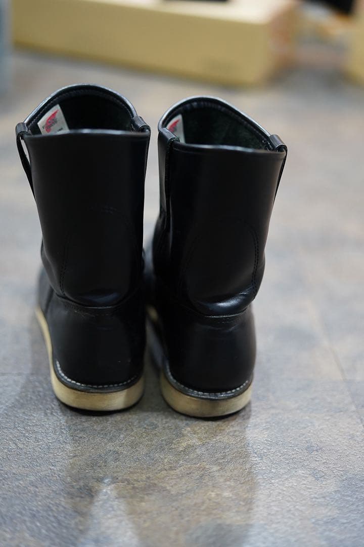 RED WING 8169 ペコスブーツ 黒 9E (27cm) レッドウィング