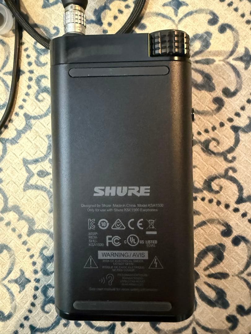 SHURE KSE1500 コンデンサー型 ヘッドホンアンプ美品！