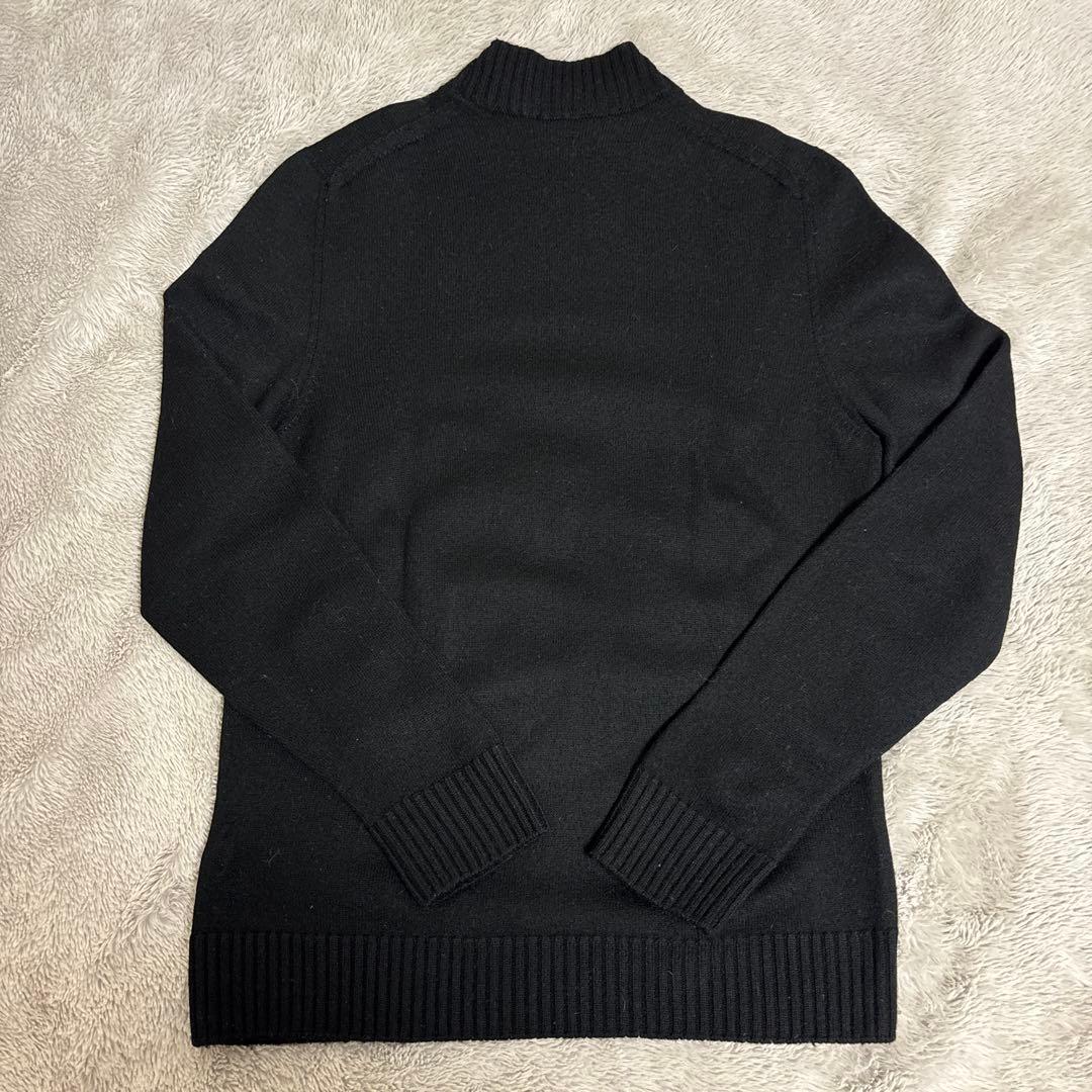 1/24まで 【美品】ドルモア／モックネックニット／ブラック／48