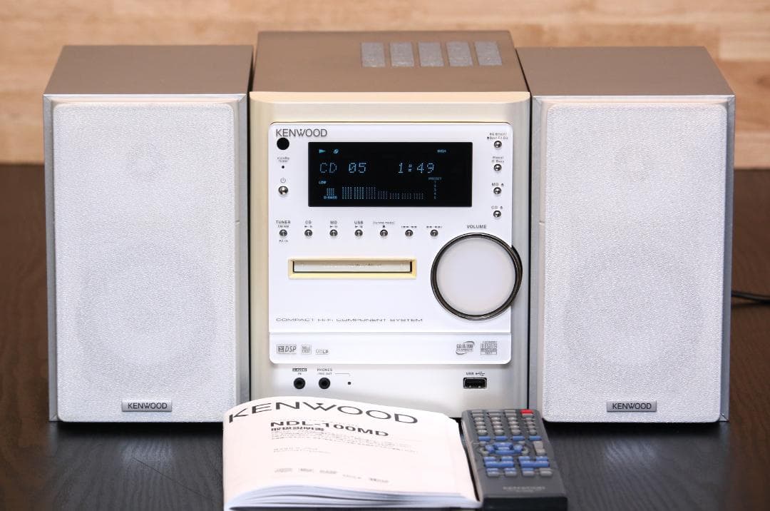 KENWOOD NDL100 CD/MD/USB/USB-DAC コンポ 完動品