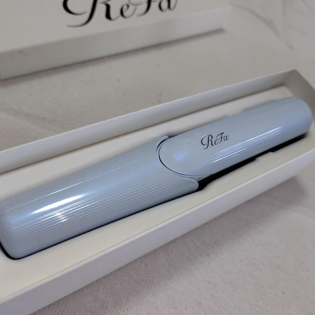 未使用 美品 ReFa リファフィンガーアイロンST ホワイト ヘアアイロン