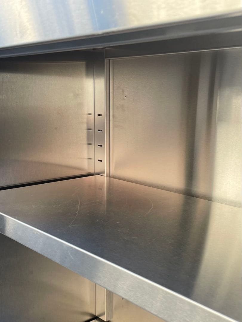 業務用 吊り棚 スライド扉 天吊キャビネット 幅1500×奥345×高さ600