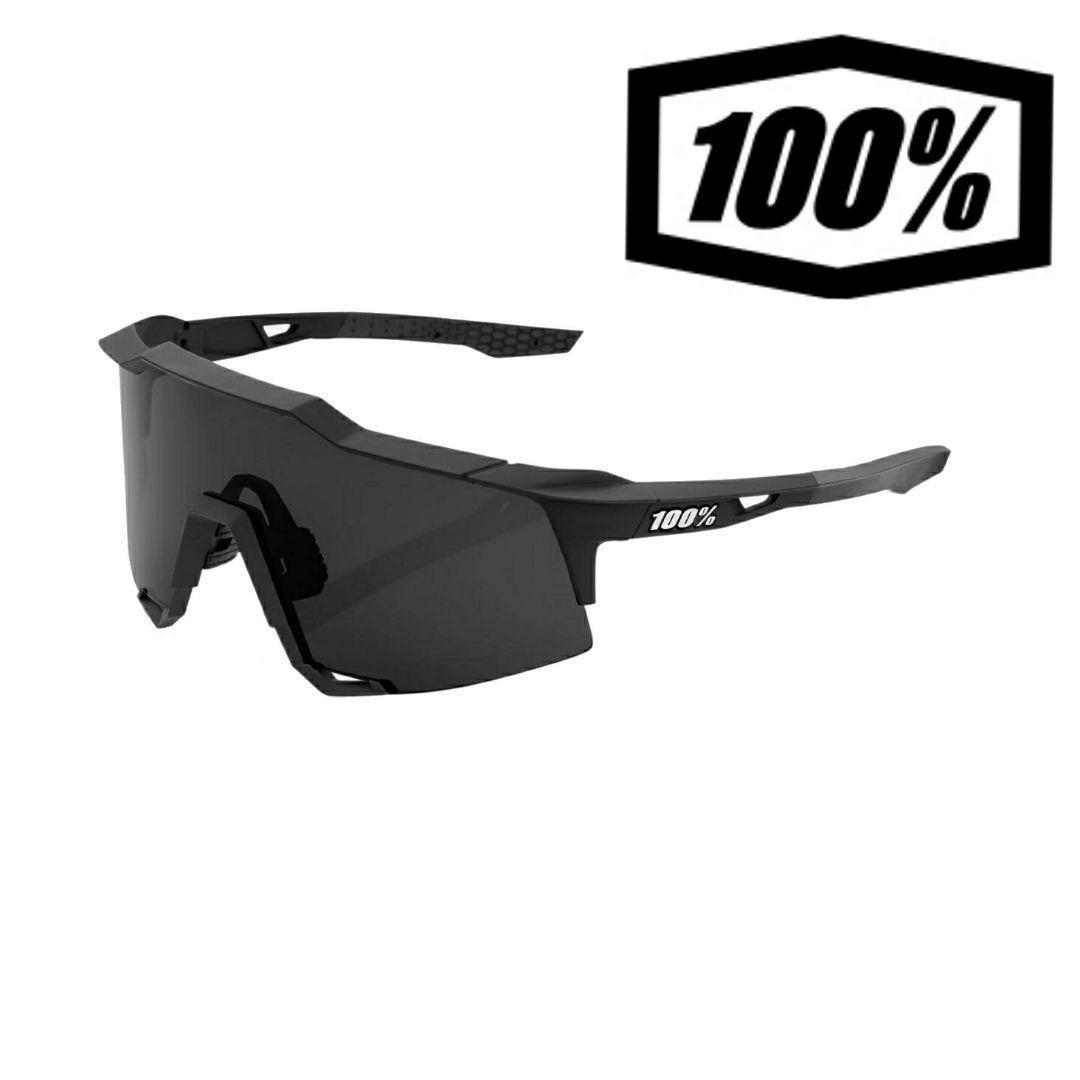 美品中古100% SPEEDCRAFT ブラック ワンハンドレッド サングラス