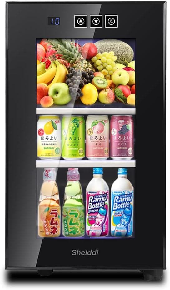 小型冷蔵庫 23L 静音 省エネ ミニ電子冷蔵庫 一人暮らし 1ドア ペルチェ式