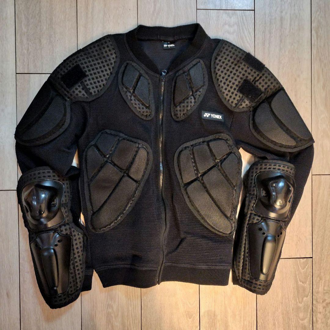 ヨネックス プロテクター付きジャケット　脊椎保護　 L ブラック　スノボ　バイク