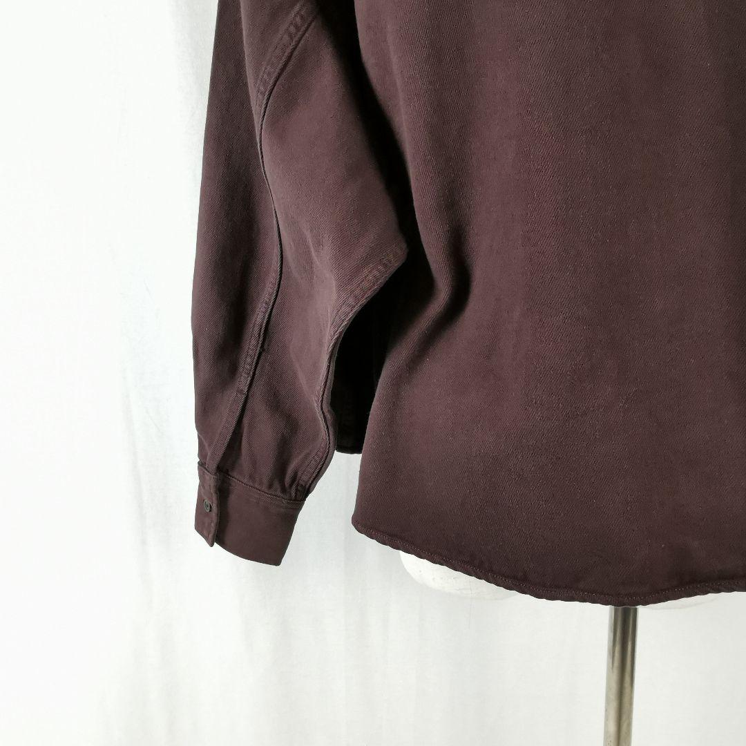 極美品 タグ付き 2025年 デニムボウタイシャツ