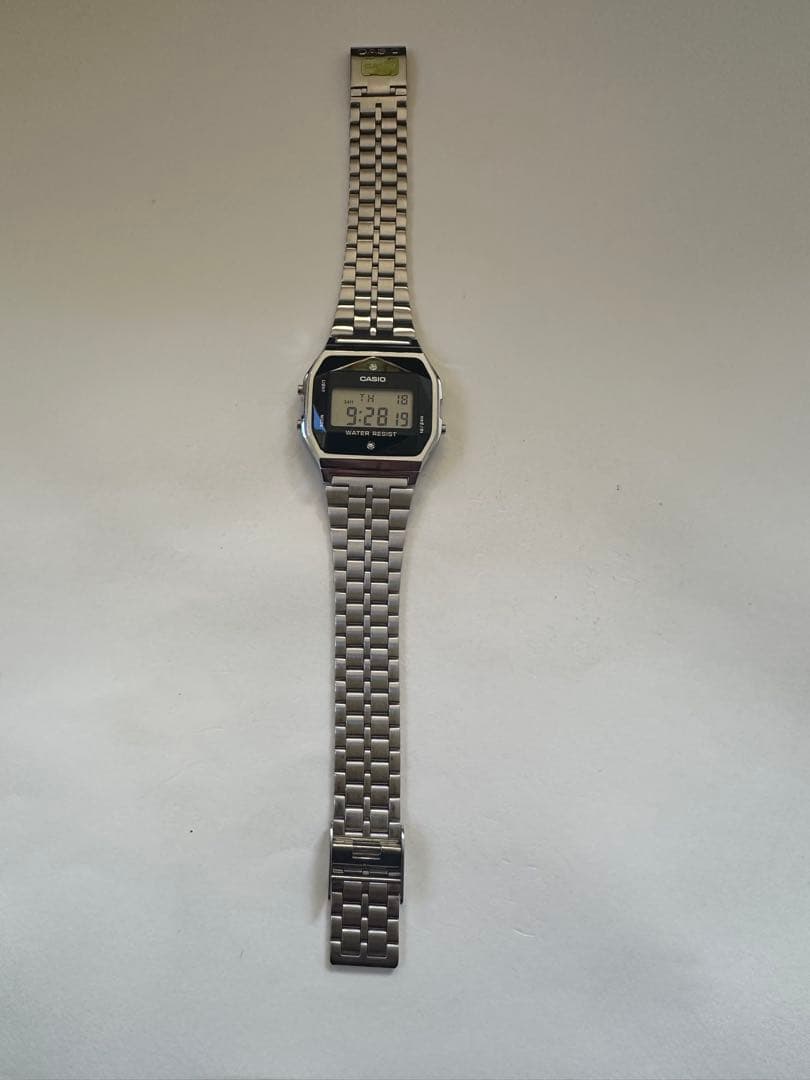 CASIOカシオ天然ダイヤモンドチプカシ A159WAD-1 ホログラム付き