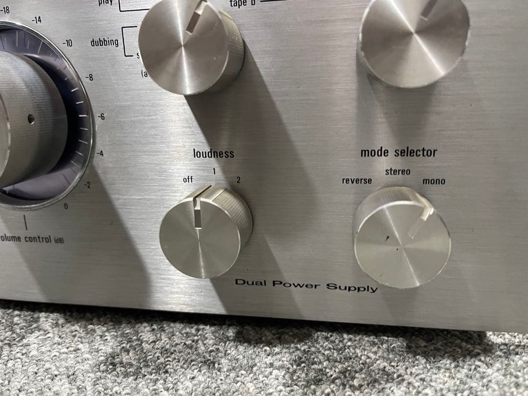 TRIO トリオ プリメインアンプ KA-7100D 通電確認 動作未確認