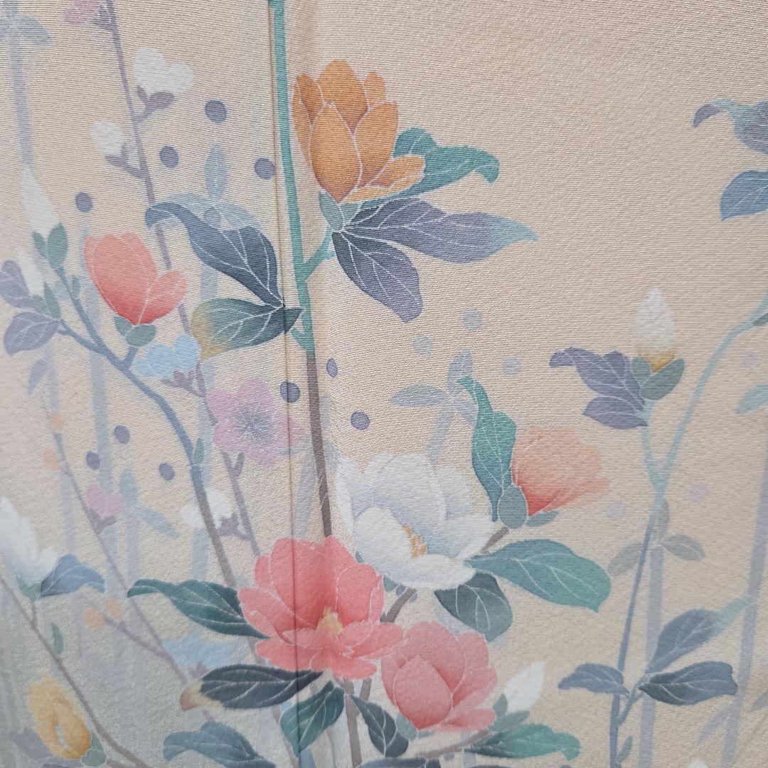 訪問着 4点フルセット、着物 袋帯、帯締め、帯揚げ